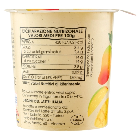 Yogurt al Mango, 115 ml
